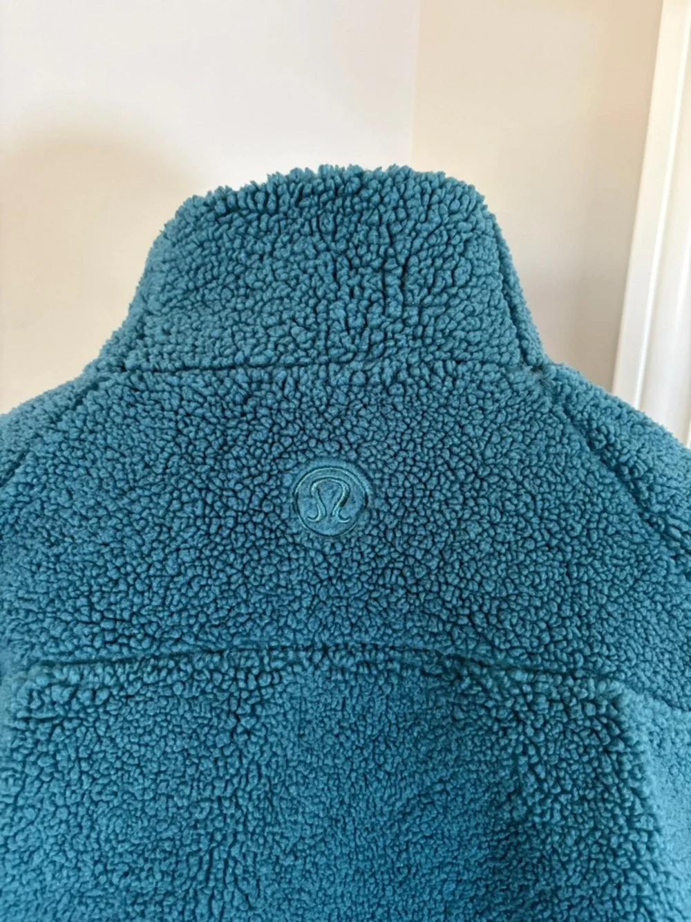 Lululemon Scuba Oversized Cropped Fleece Funnel Neck Green Jasper XL/XXL - Picture 6 of 13